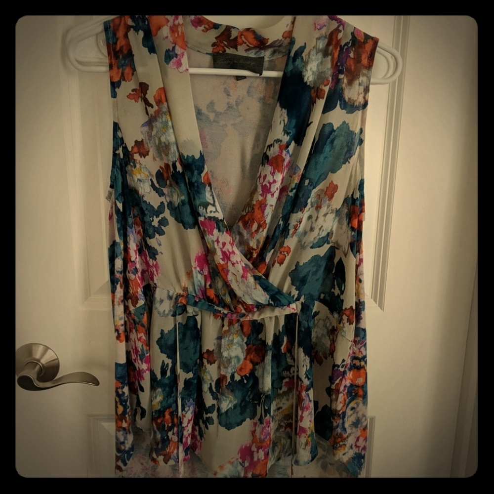 Anthro Sunday in Brooklyn Peplum multicolor